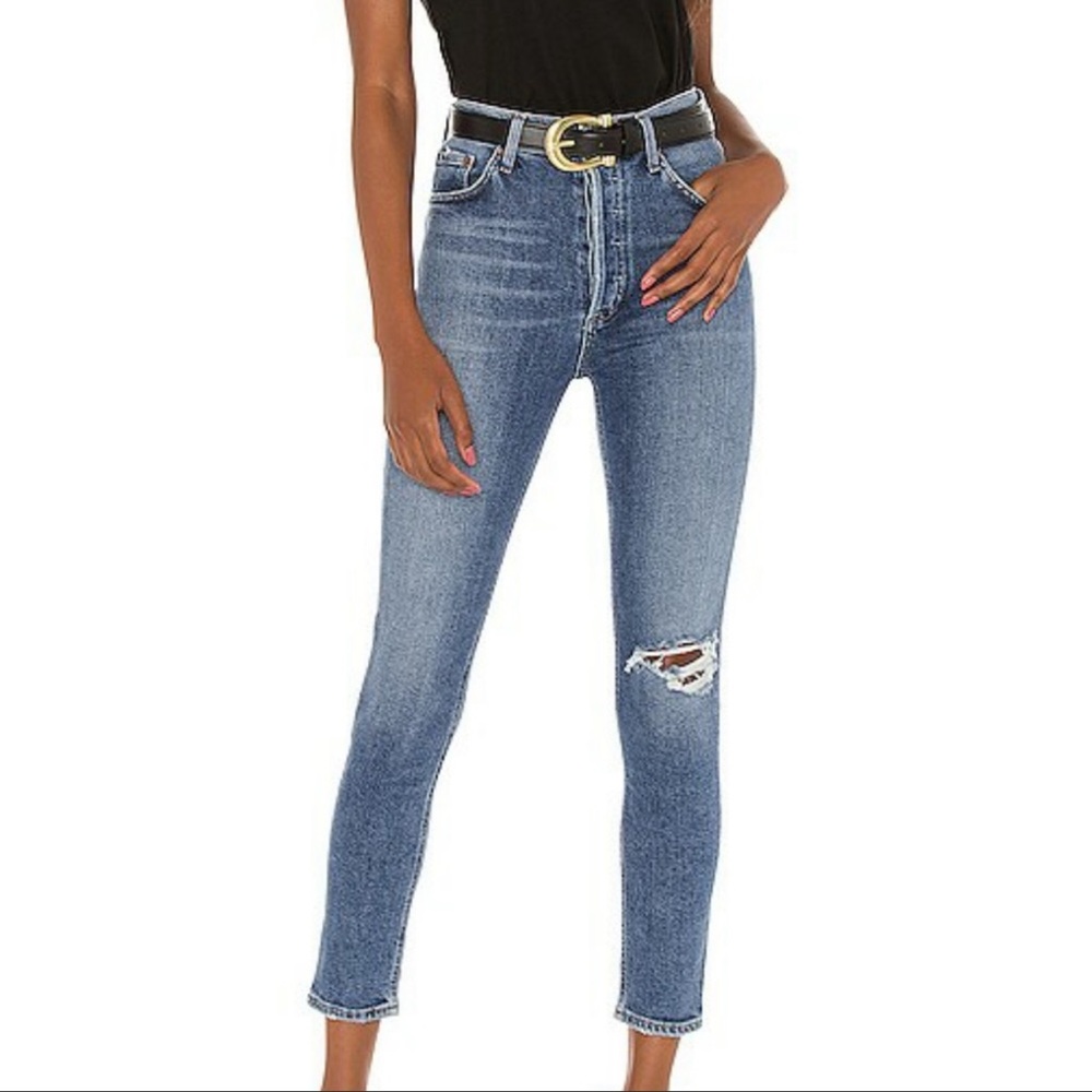 Agolde Nico High Rise Slim Jeans